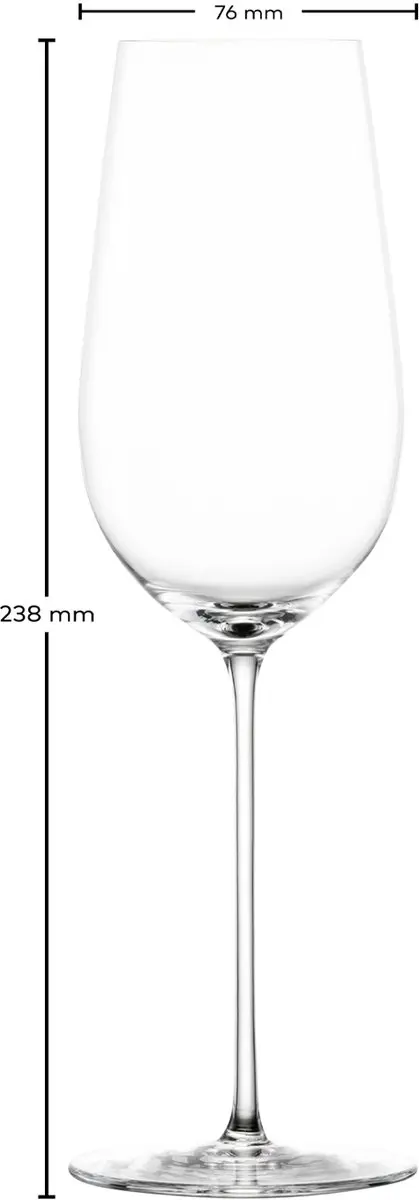 ZWIESEL VUELO Champagnerglazen Set - 6 Stuks - 323ml