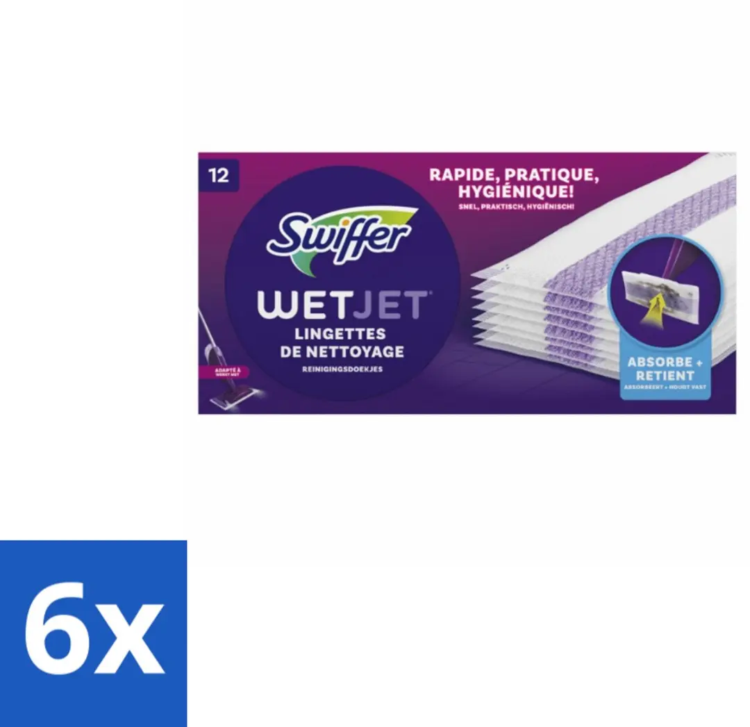 Swiffer WetJet Navullingen 12 Stuks