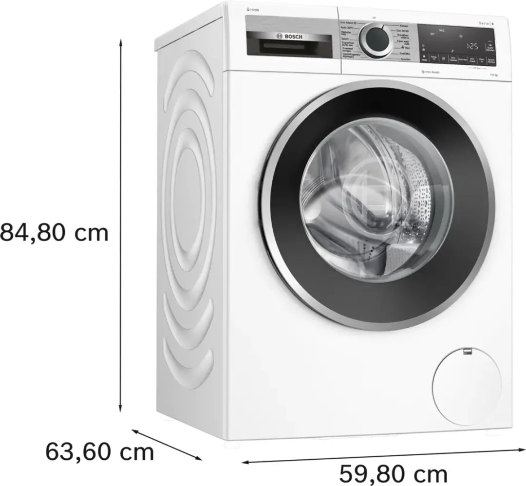 Bosch Serie 6 WGG244FPNL Wasmachine 9kg 1400rpm - Wit