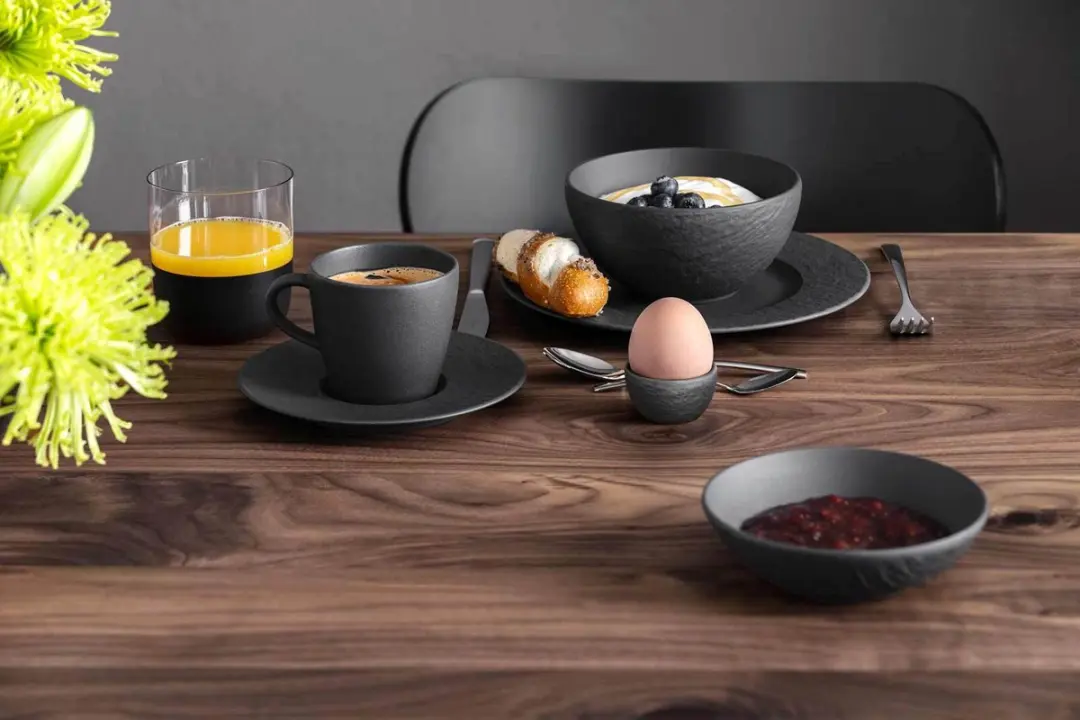 Villeroy & Boch Manufacture Rock Eierbeker - Ø4,8cm - Zwart