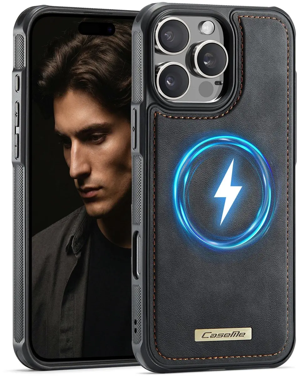 CaseMe C69 Leather Back Cover iPhone 16 Pro Max