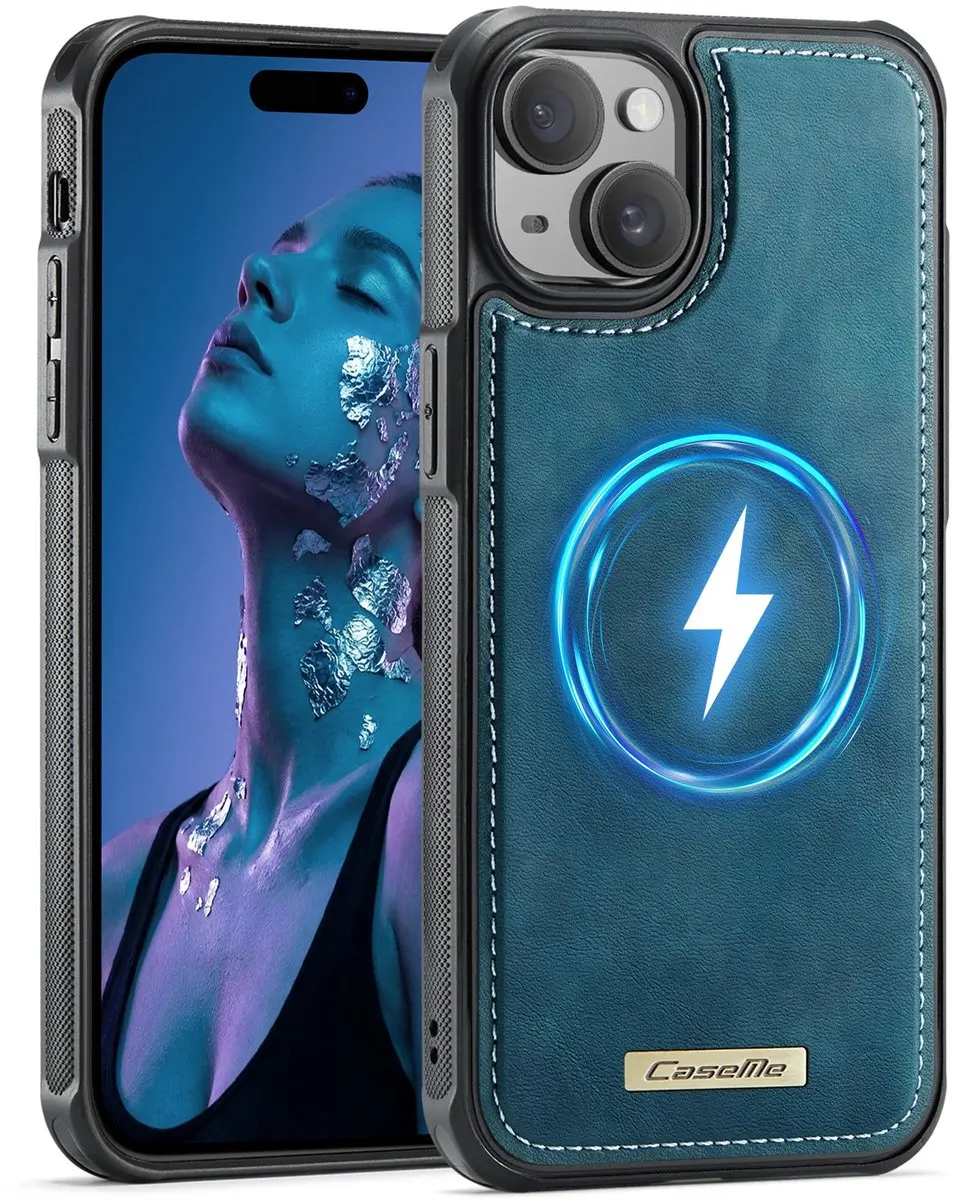 Caseme C69 Leather Back Cover iPhone 15