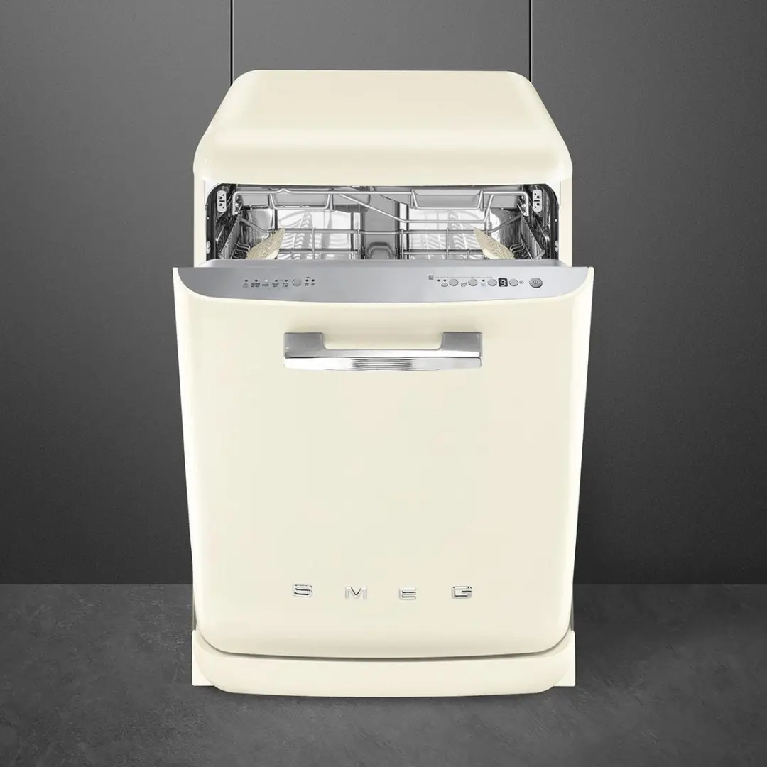 Smeg LVFABCR3 Vrijstaande Vaatwasser 13 Couverts - Crème