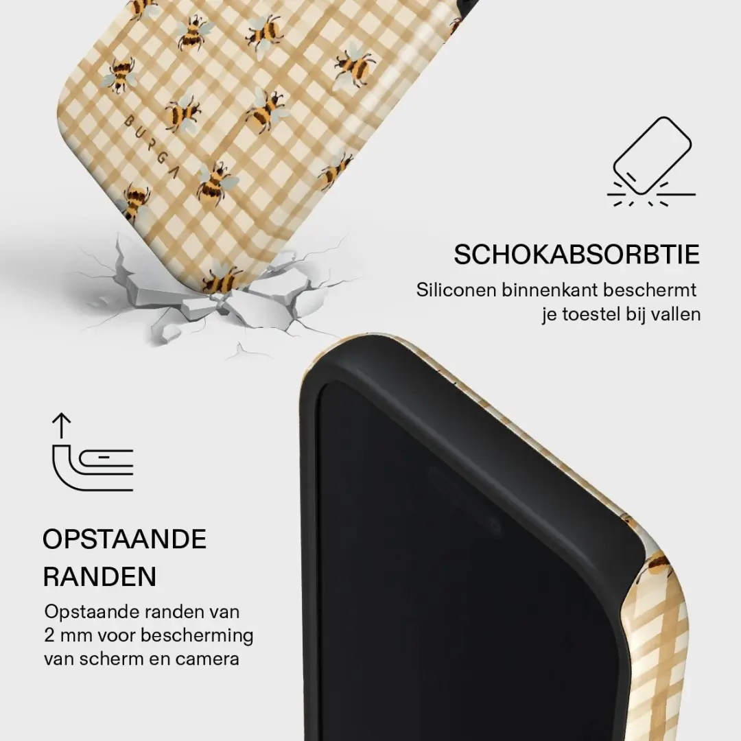 Burga Tough Backcover iPhone 17 Pro Max - Geel - MagSafe
