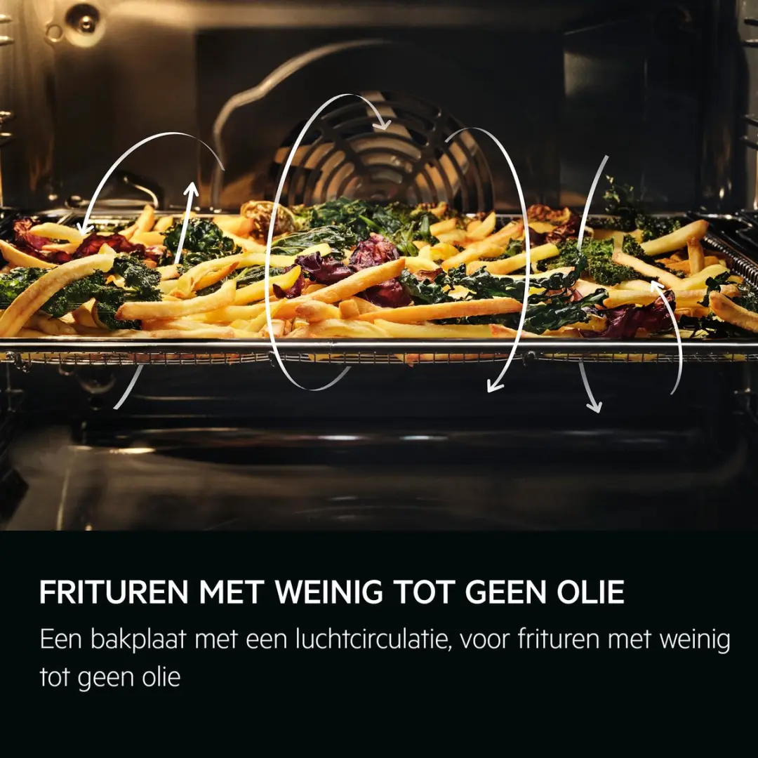 AEG TU5PB40PB Oven 3490W - 71L - 5 Inslaghoogtes - Zwart