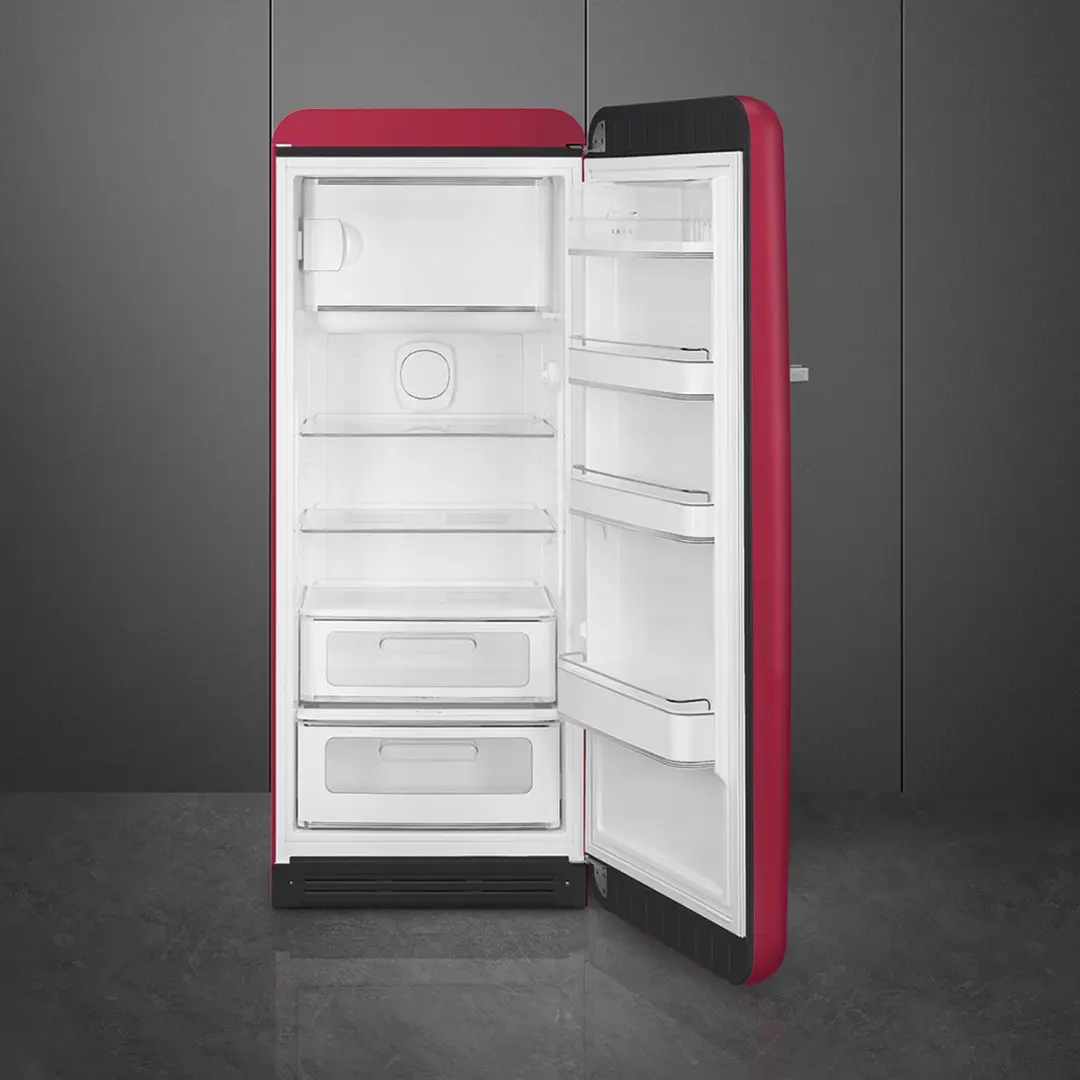 Smeg FAB28RDRB5 Combi-koelkast 270L - Ruby Red - NoFrost