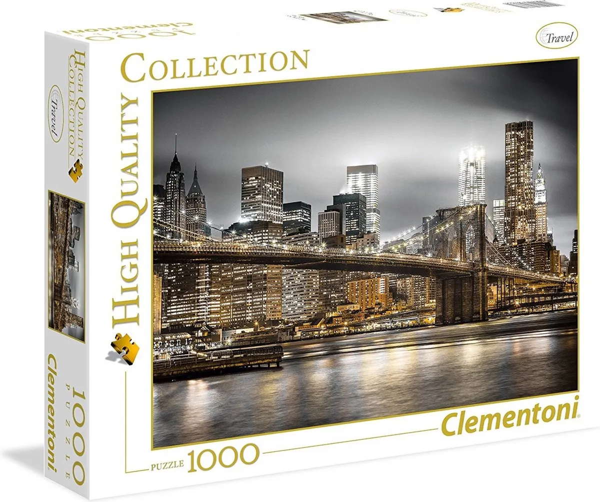 Clementoni New York Skyline Puzzel 1000 Stuks - Multi