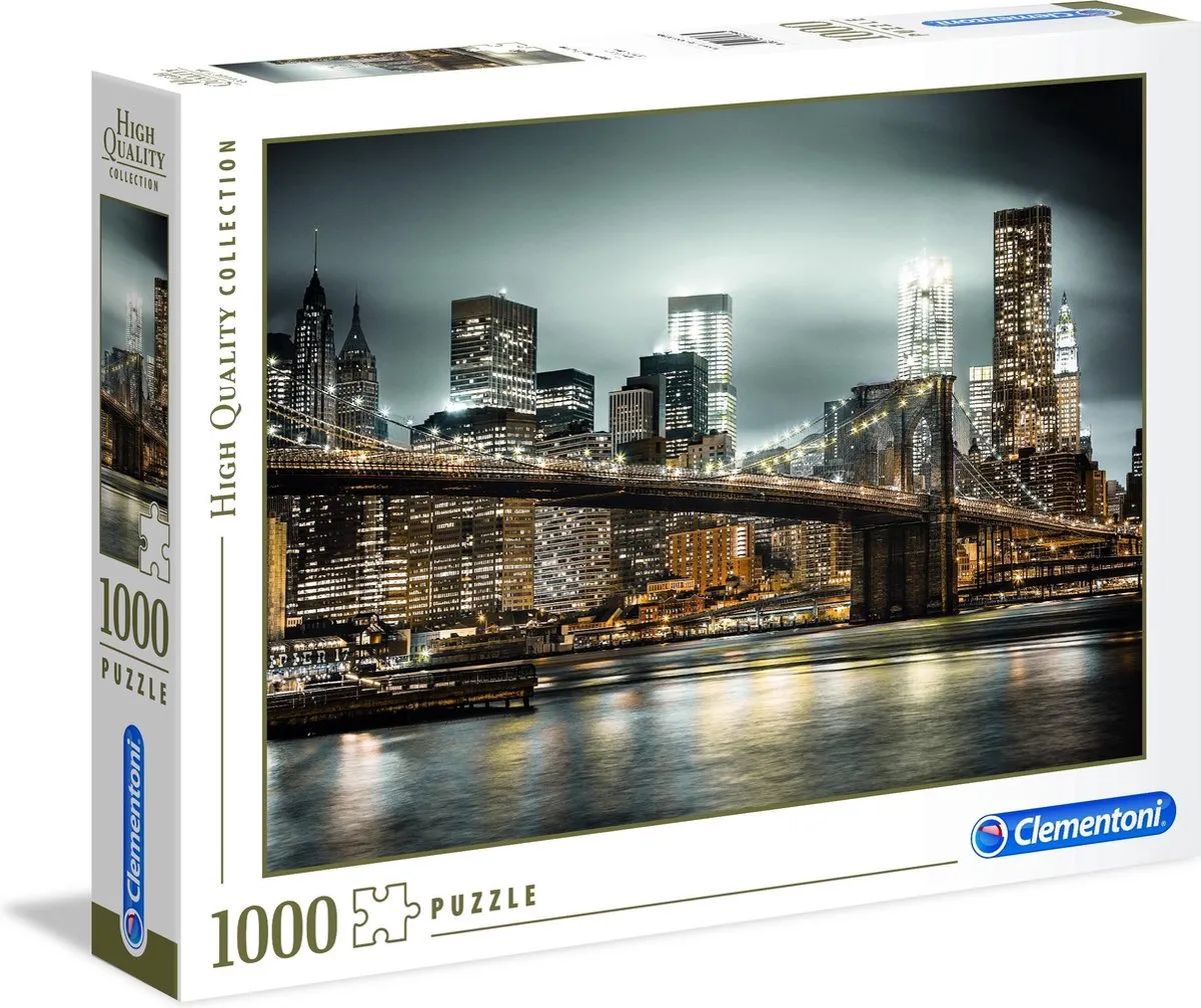 Clementoni New York Skyline Puzzel 1000 Stuks