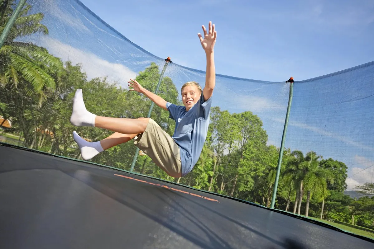 Bestway Xtreme Air 427cm Buitentrampoline - Zwart/Groen