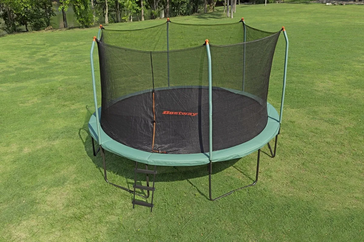 Bestway Xtreme Air 427cm Buitentrampoline - Zwart/Groen - afbeelding 6 van 6