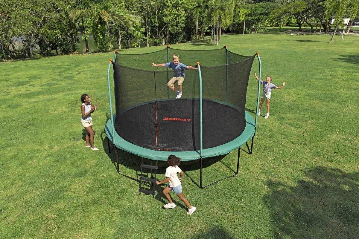 Bestway Xtreme Air 427cm Buitentrampoline - Zwart/Groen