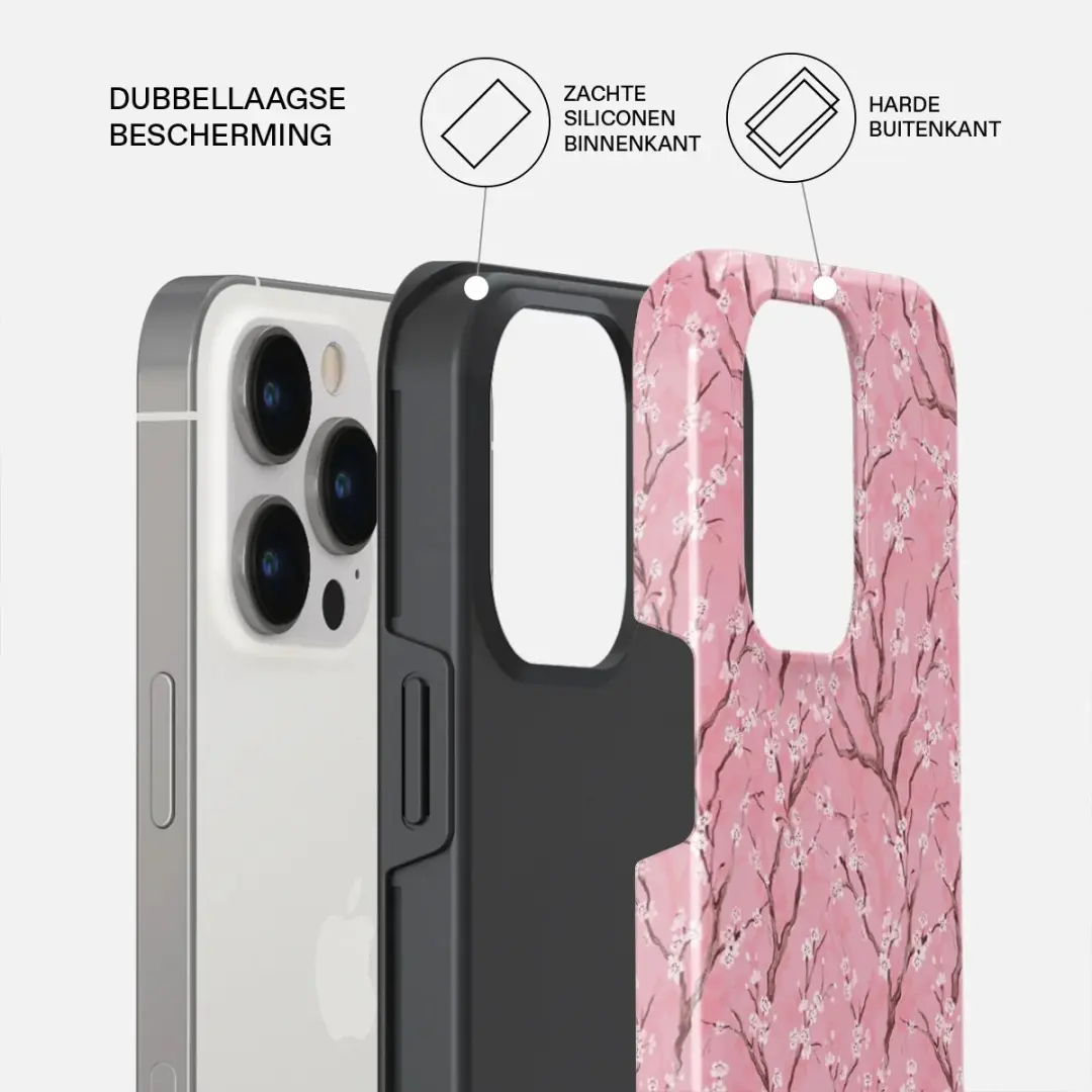 Burga Tough Backcover MagSafe iPhone 14 Pro - Roze
