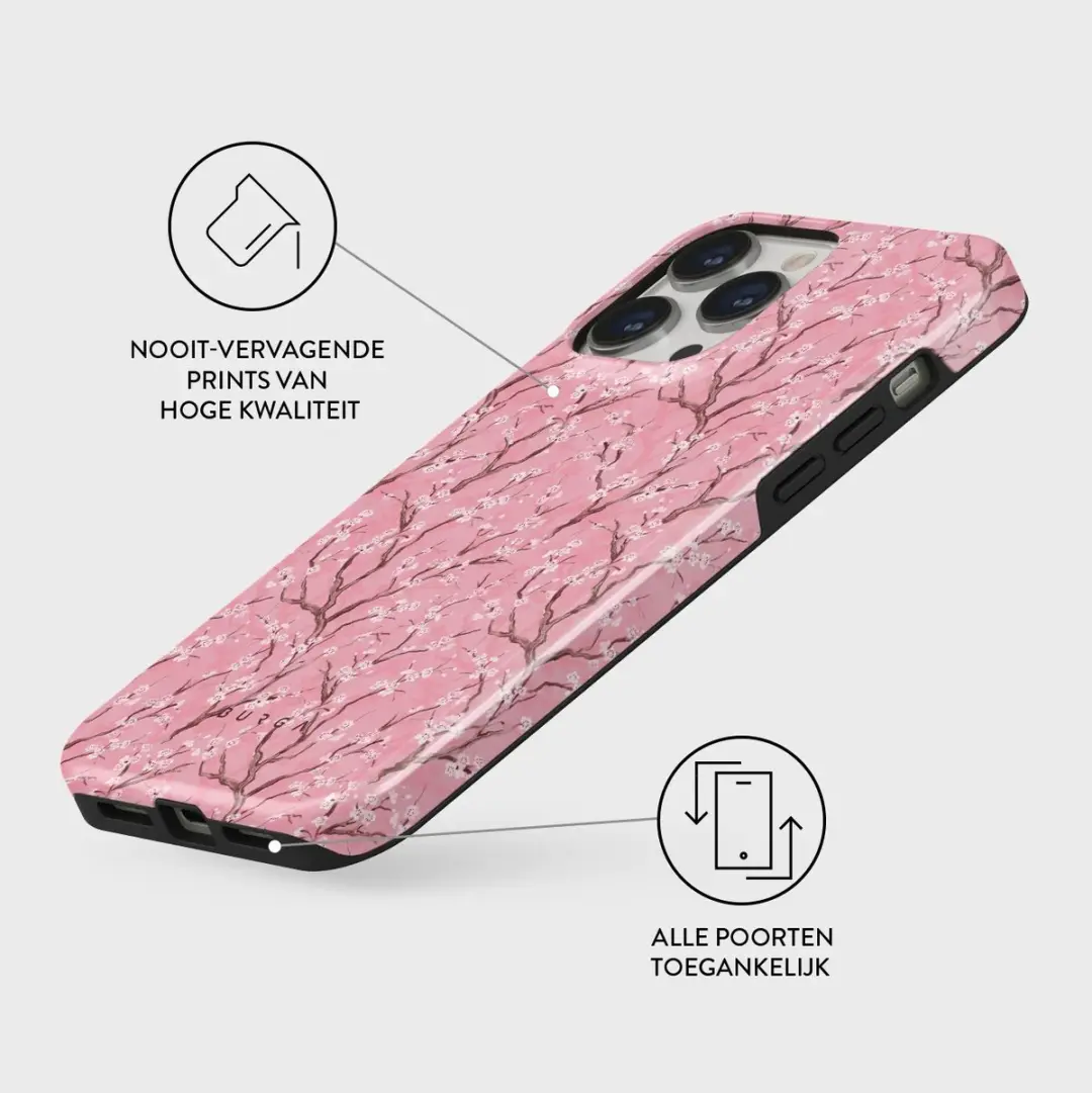 Burga Tough Backcover MagSafe iPhone 14 Pro - Roze