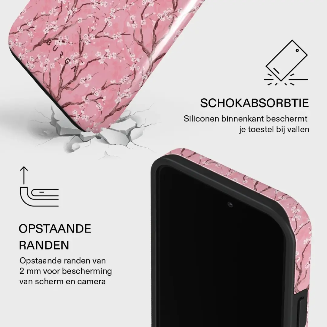 Burga Tough Backcover MagSafe iPhone 14 Pro - Roze