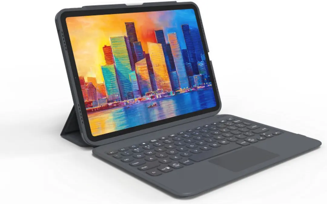 ZAGG Pro Keys Bluetooth Keyboard Case TrackPad iPad Pro 12.9 2022 - Zwart