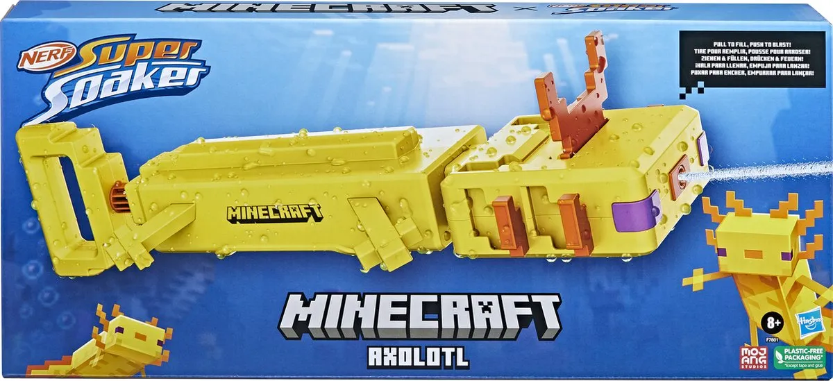 Hasbro Axolotl - Oranje/Wit/Geel