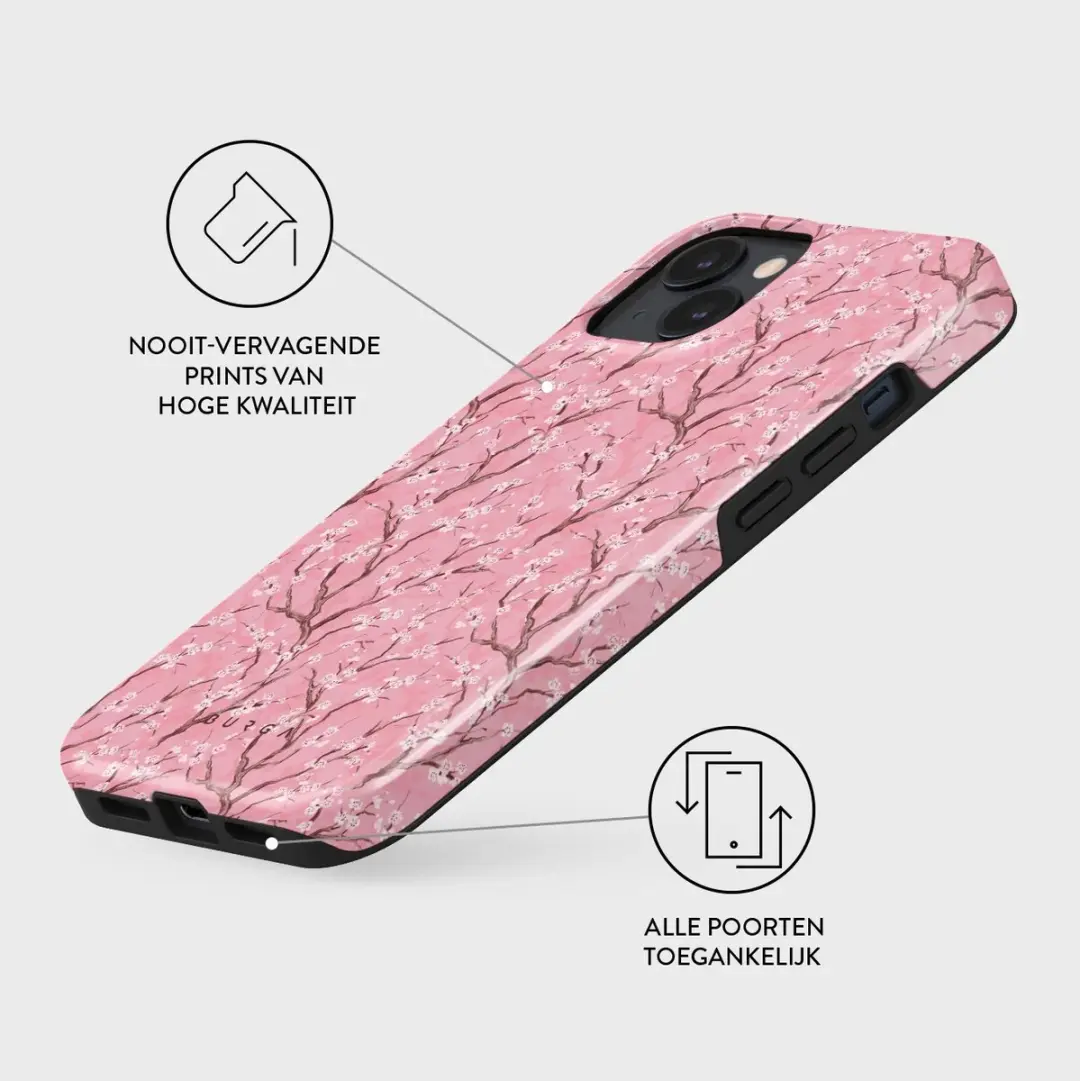 Burga Tough Backcover MagSafe iPhone 15 - Roze