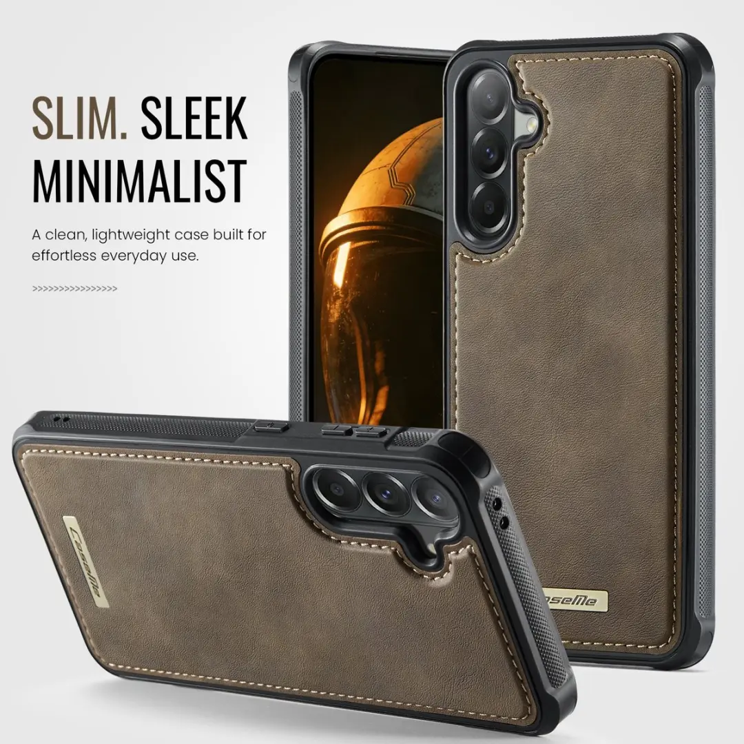 Caseme C69 Leather Back Cover - MagSafe Bruin