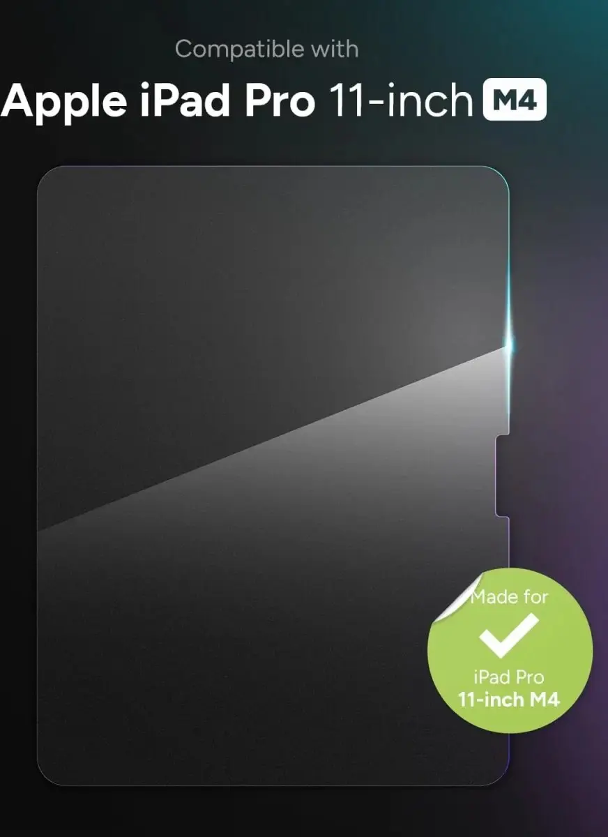 ZAGG InvisibleShield Beschermfolie iPad Pro 11 (2024) - Antibacterieel - Transparent