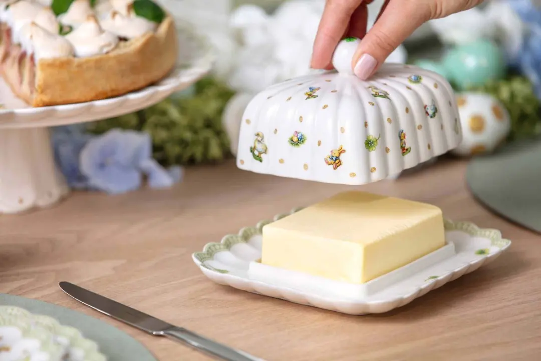 Villeroy & Boch Butterdose Easter Delight 18,4x15,8x8,8cm - Gekleurd