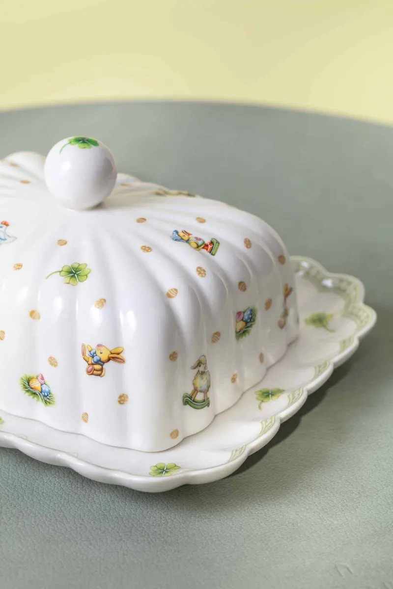 Villeroy & Boch Butterdose Easter Delight 18,4x15,8x8,8cm - Gekleurd