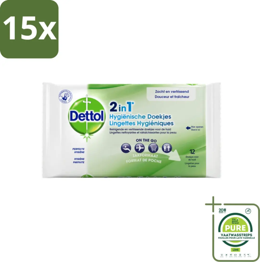 Dettol Reinigingsdoekjes 2-in-1