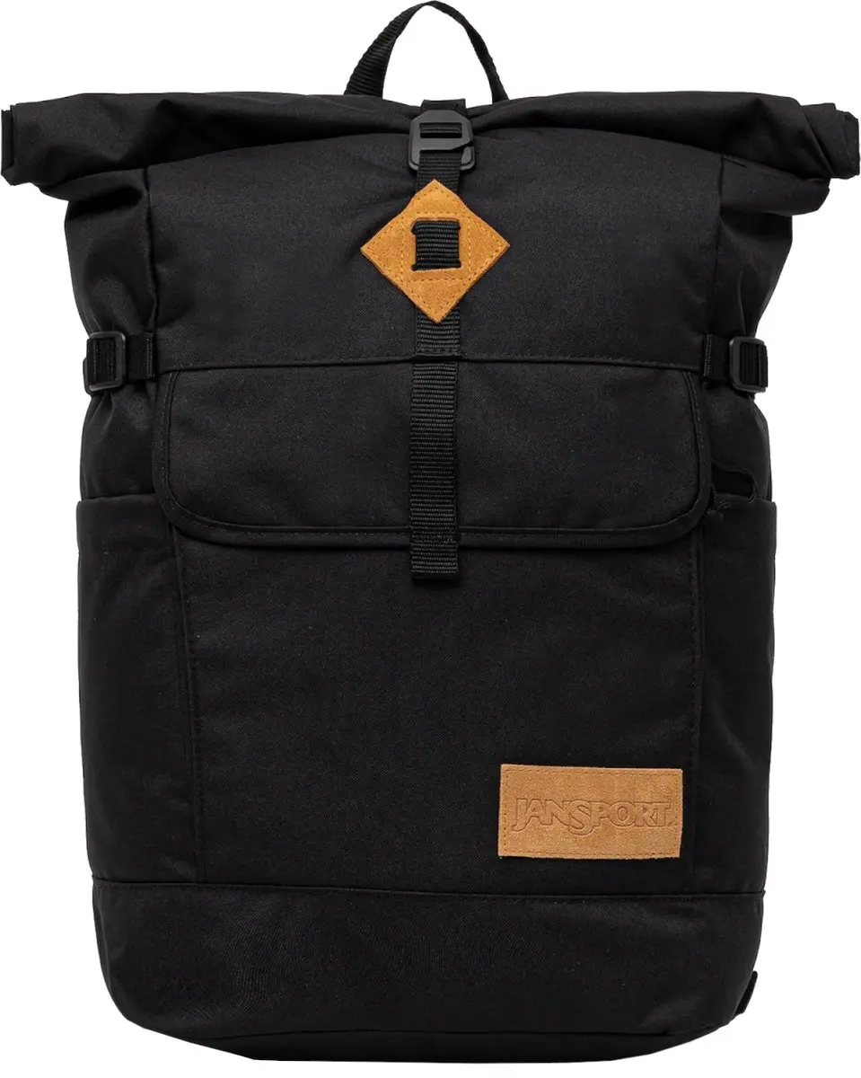 JanSport Hatchet Rolltop Rugzak 31L - Zwart