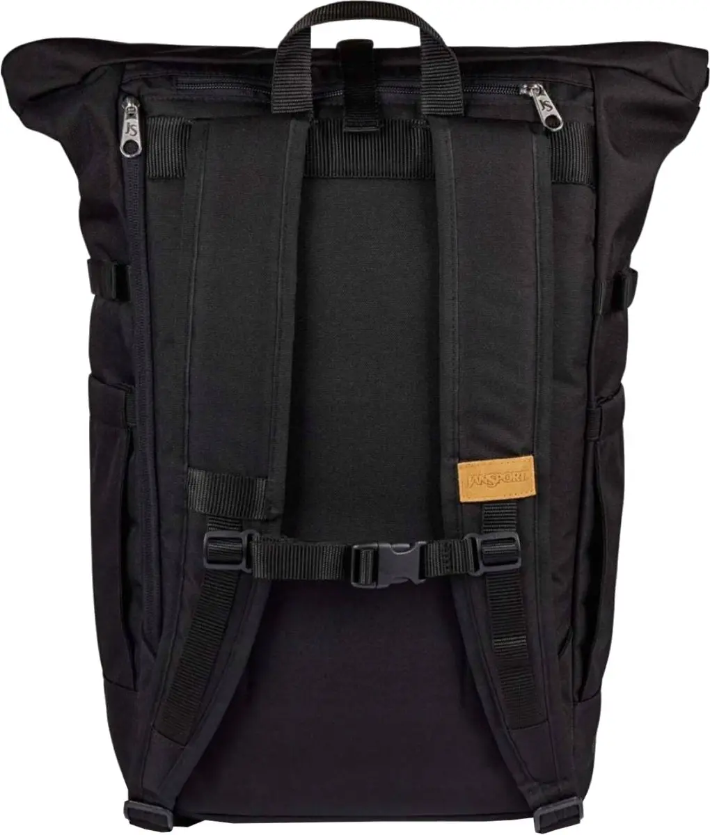 JanSport Hatchet Rolltop Rugzak 31L - Zwart