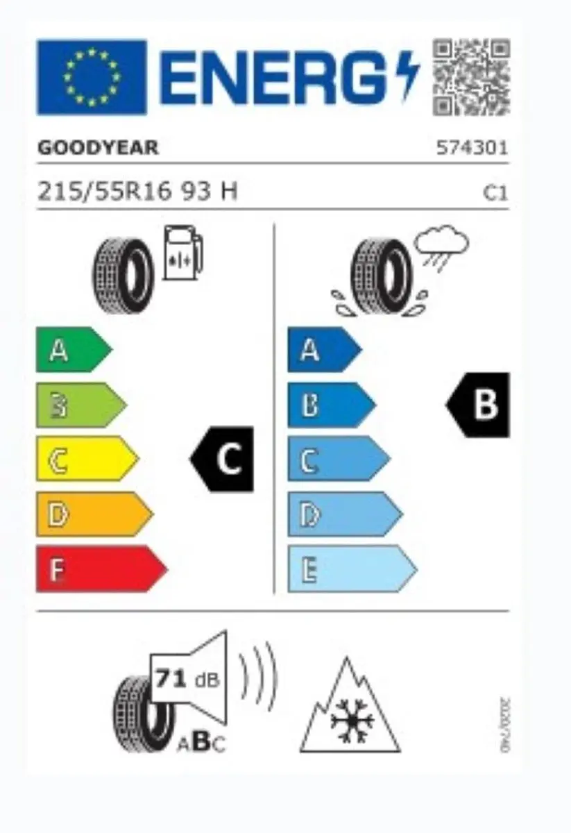 Goodyear Ultra Grip Performance + Winterband 215/55 R16 93H
