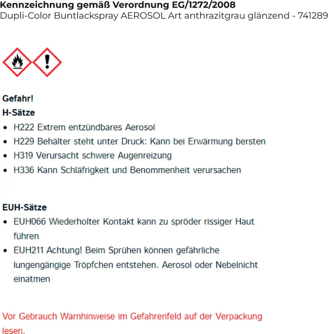 Motip Dupli-Color Aerosol-Art Spuitbus 400ml - RAL 7016