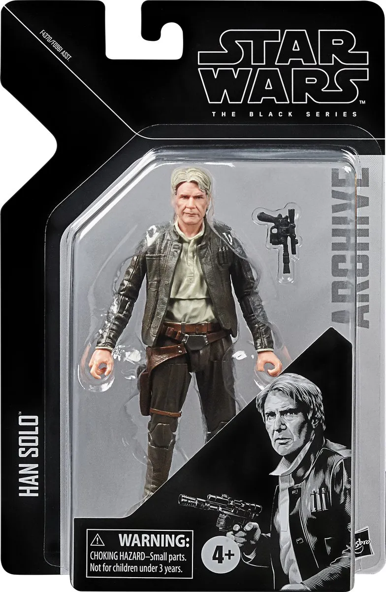 Star Wars The Black Series Archive Han Solo Speelfiguur F4370 - Multikleur - afbeelding 6 van 6