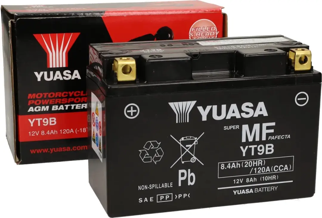 Yuasa YT9B Gel Accu 12V 8.4Ah