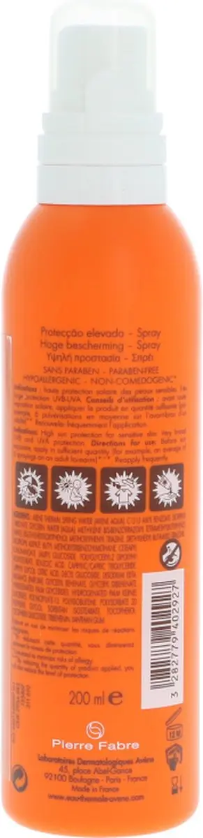 Avène Zonnebrand Spray SPF 30 - 200ml - afbeelding 6 van 6