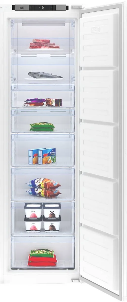 Beko BFNA247E40SN Inbouwvriezer 220L