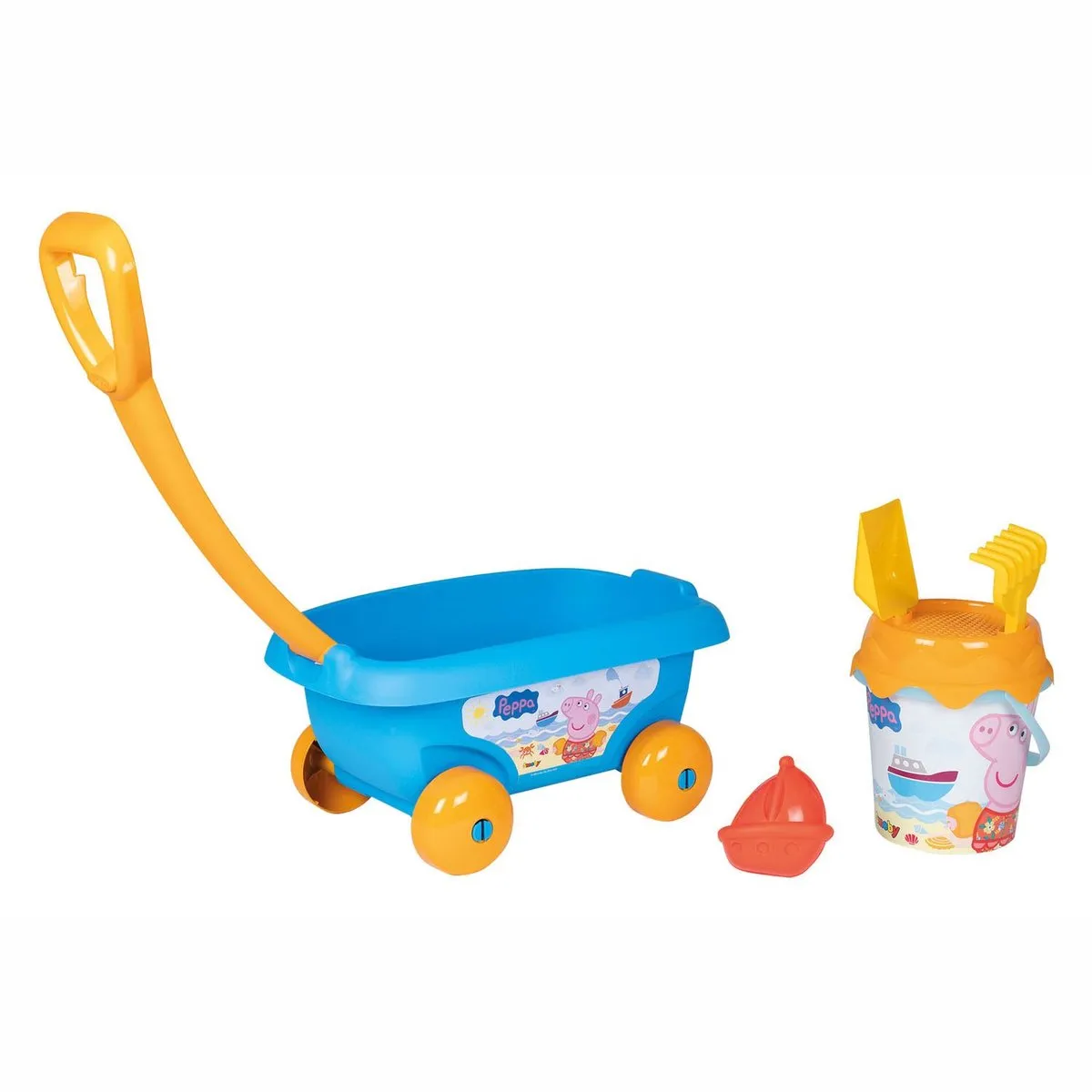 Smoby Peppa Pig Strandkar 5-delig - Multicolor
