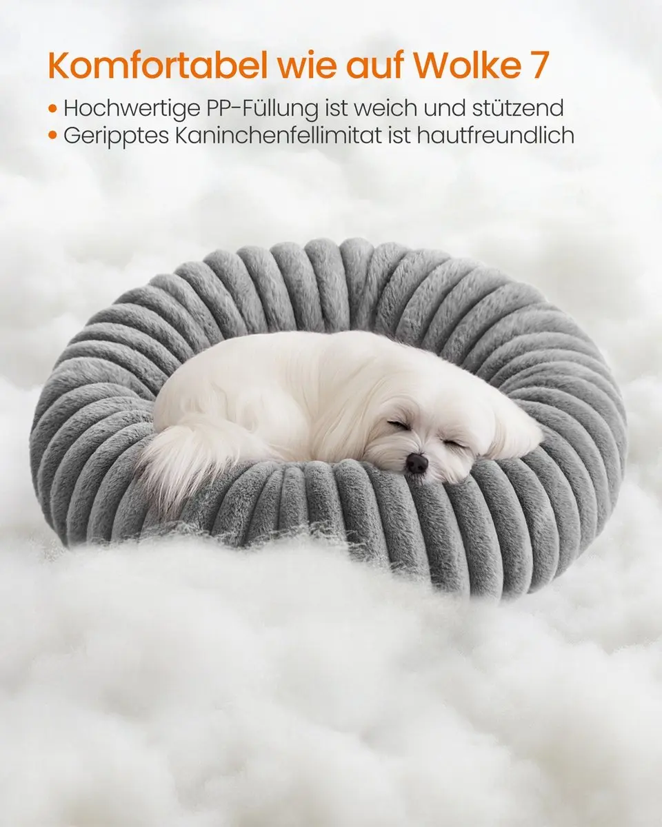 Songmics Hondenbed met zachte hoes - voor kleine honden