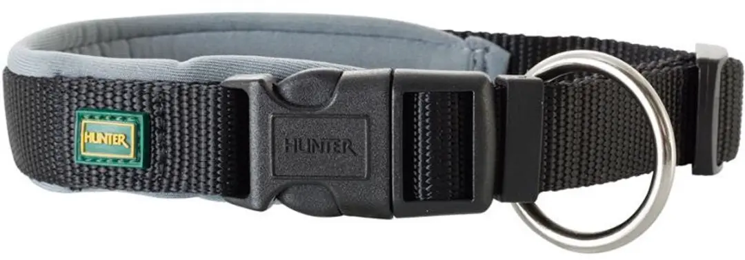 Hunter Vario Plus Hondenhalsband 55-60cm - Zwart/Grijs - afbeelding 3 van 3
