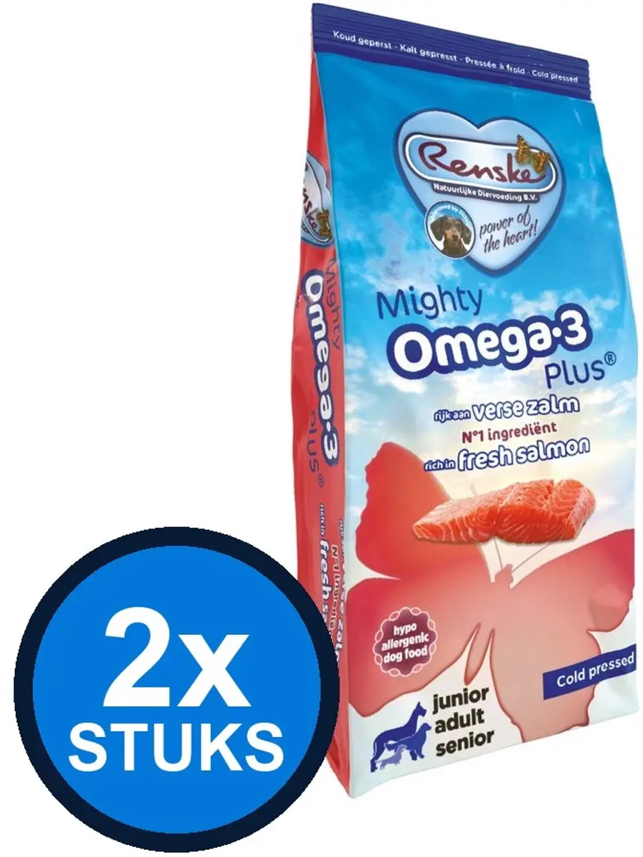 Renske Mighty Omega-3 Plus Hondenvoer 3kg