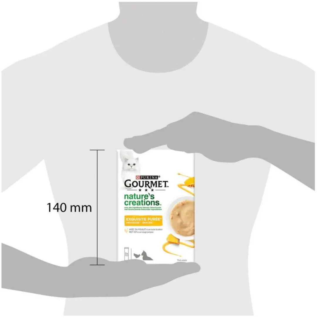 Gourmet Nature's Creations Puree Kip Pompoen 5x10g