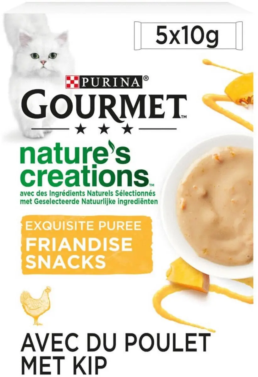 Gourmet Nature's Creations Puree Kip Pompoen 5x10g
