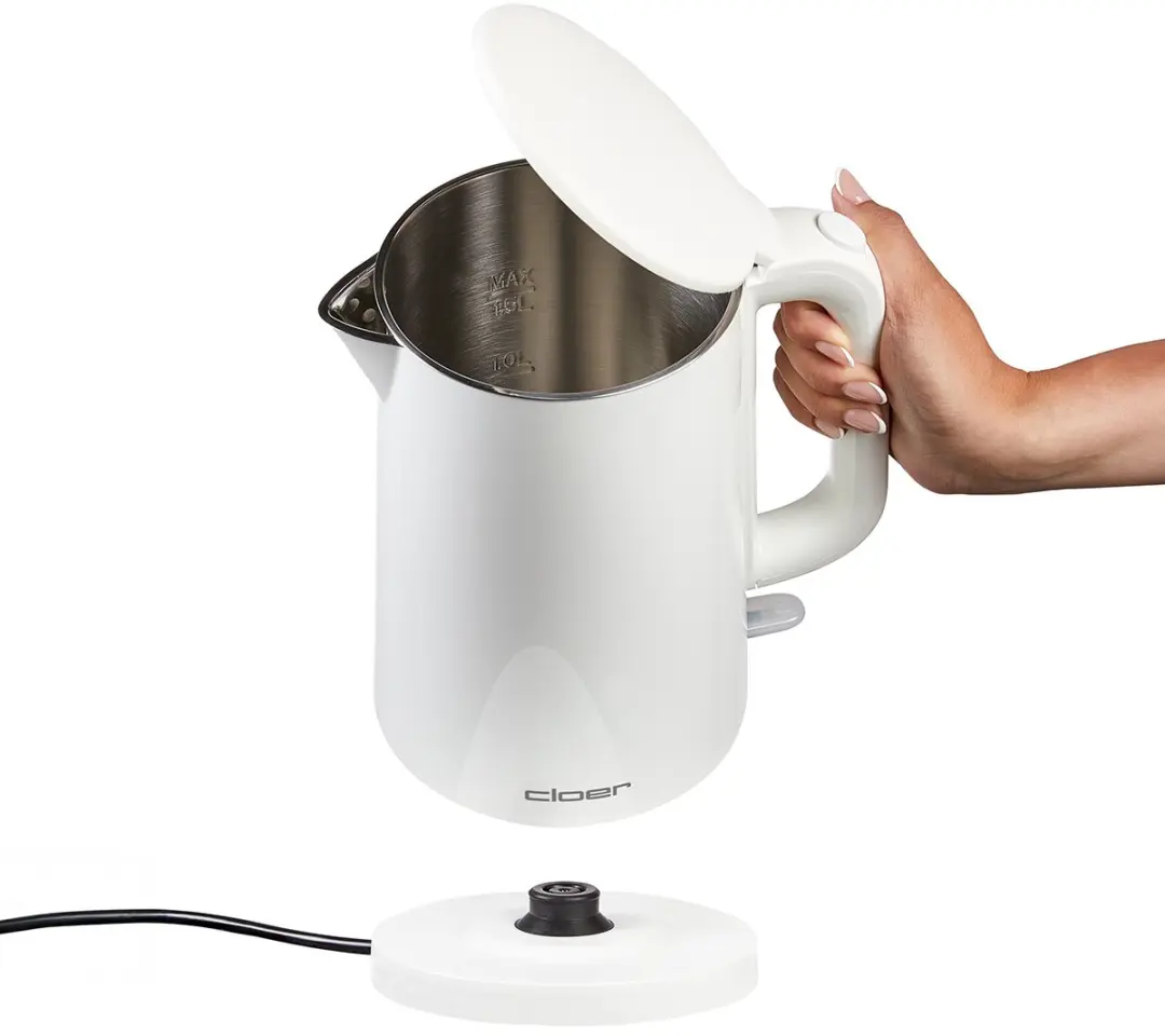 Cloer 4321 Waterkoker 1500W - 1,5L - Wit