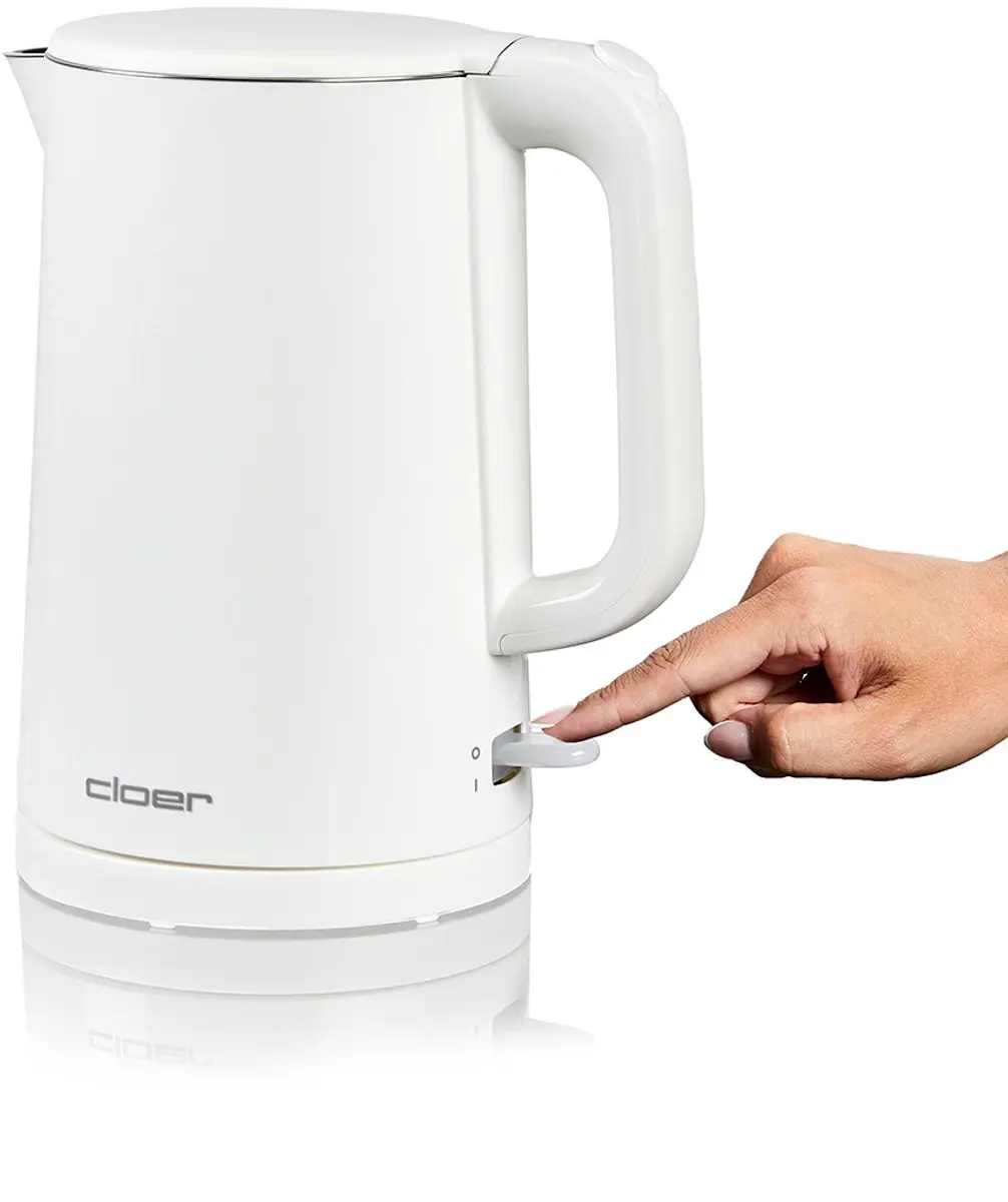 Cloer 4321 Waterkoker 1500W - 1,5L - Wit