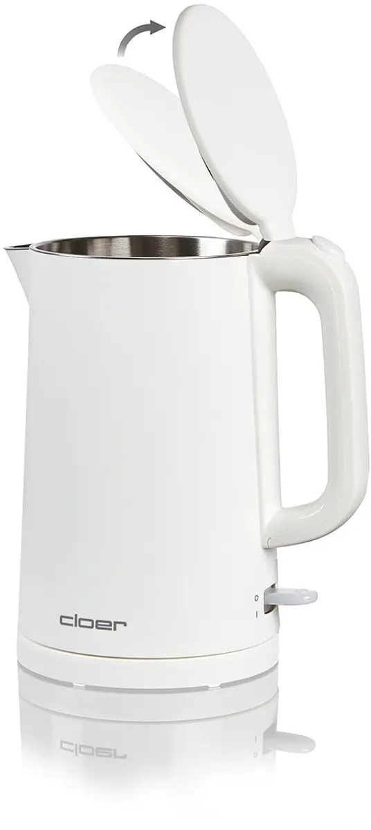 Cloer 4321 Waterkoker 1500W - 1,5L - Wit