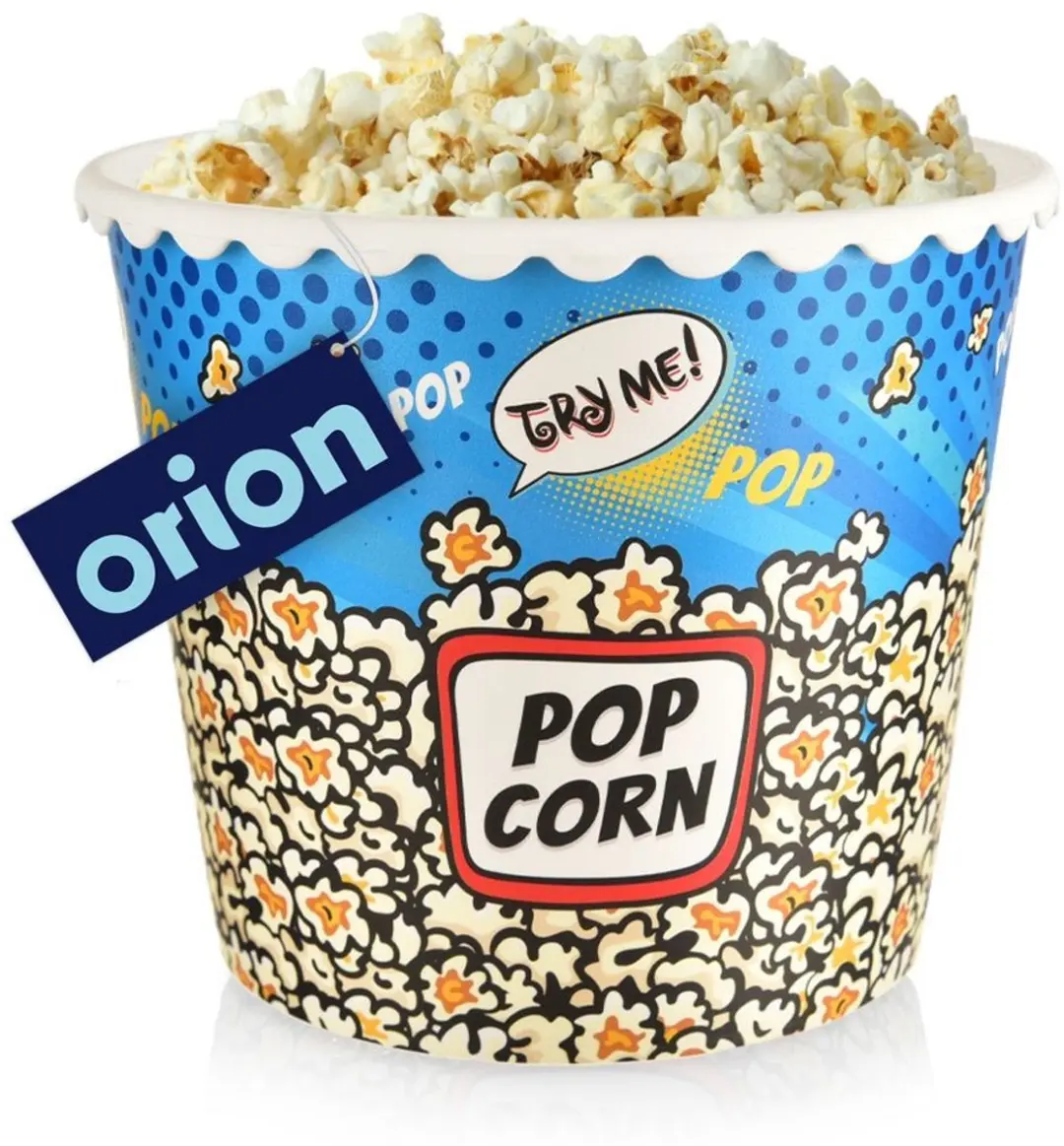 Orion Popcorn & Chips Kom 2,3L - Rood/Wit