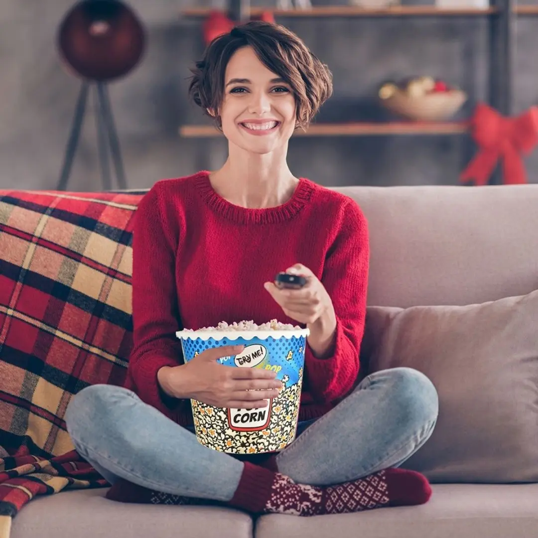 Orion Popcorn & Chips Kom 2,3L - Rood/Wit - afbeelding 6 van 6