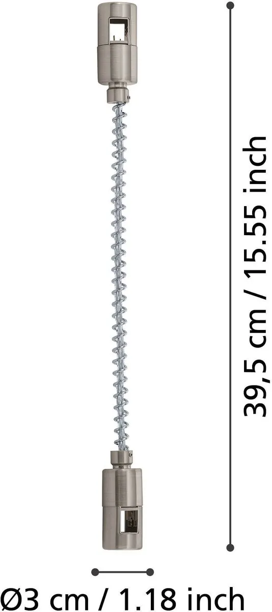 Eglo Vilanova Lighting Connector - 39.5cm Grijs
