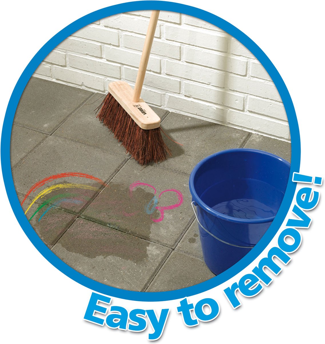 SES - Stoepkrijt - verkeer - met verkeersborden, pionnen, hekken en een auto - 6 kleuren krijt