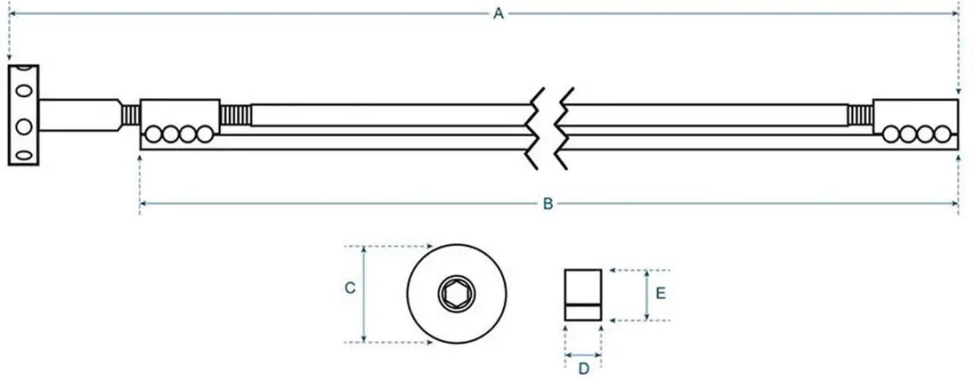 Boston TRD-420-W Truss Rod - 420mm