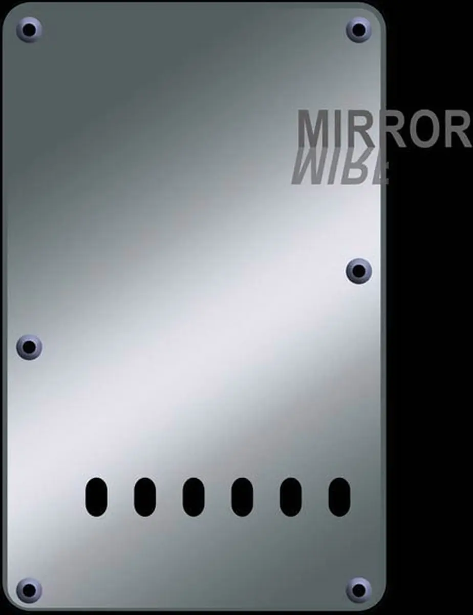 Boston BP-213-MC Back Plate - 86x138mm - Mirror Chrome