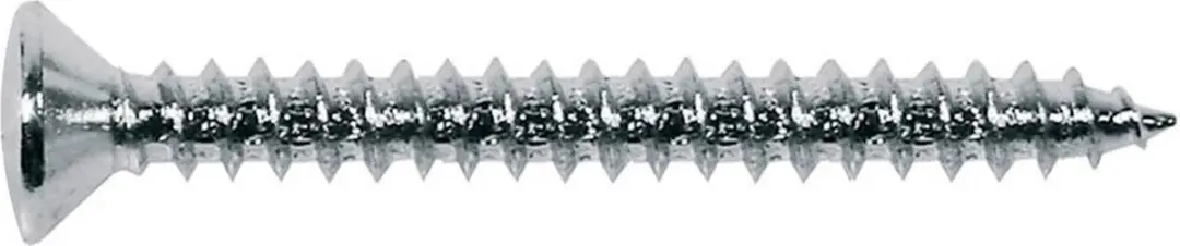 Boston TS-03-C Verchroomde Tap Schroeven 4x45mm